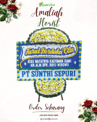 Papan Bunga Duka di Gaga