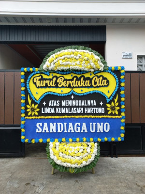 Papan Bunga Duka di Gaga